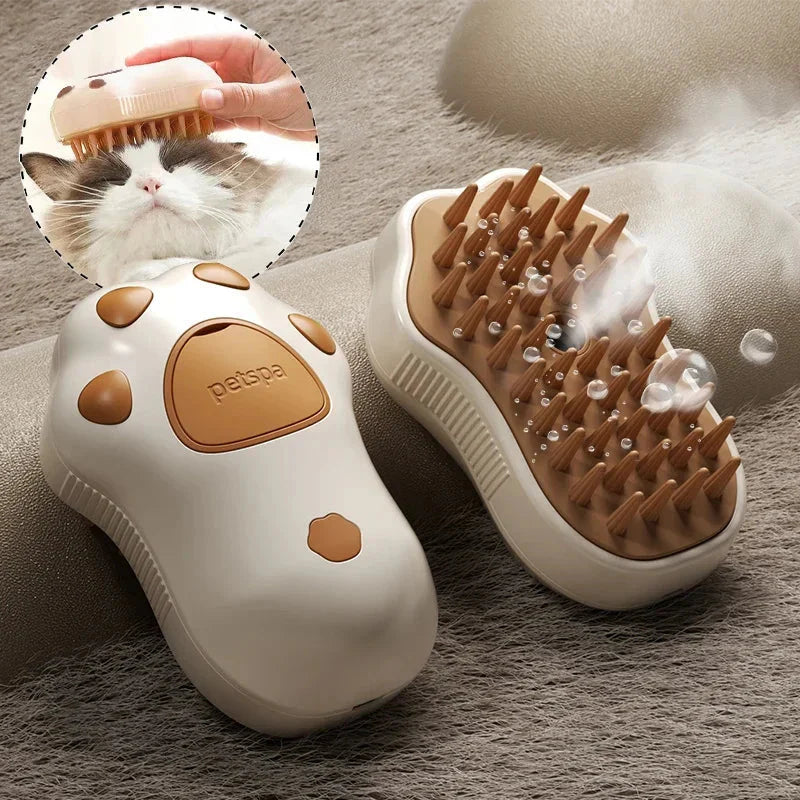 electric cat grooming brush
