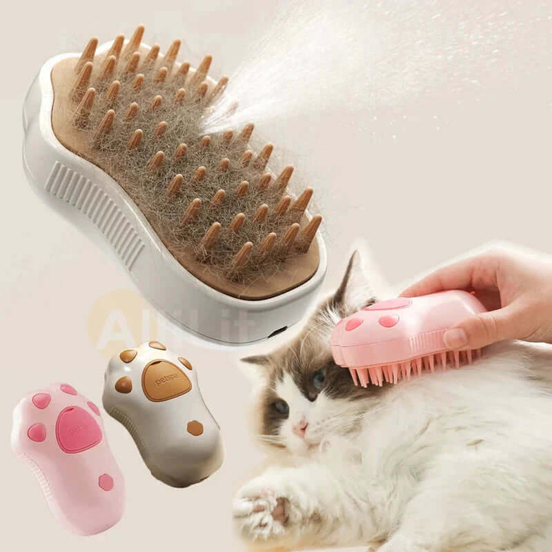 electric cat grooming brush