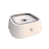 floating dog drinking water bowl