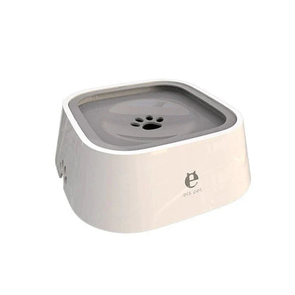 floating dog drinking water bowl