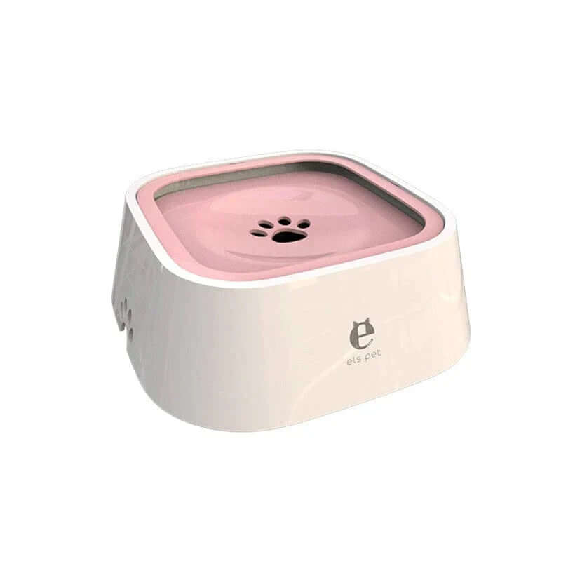 floating dog drinking water bowl